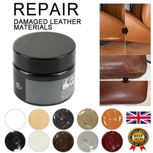 Leather repair filler - leather, cream