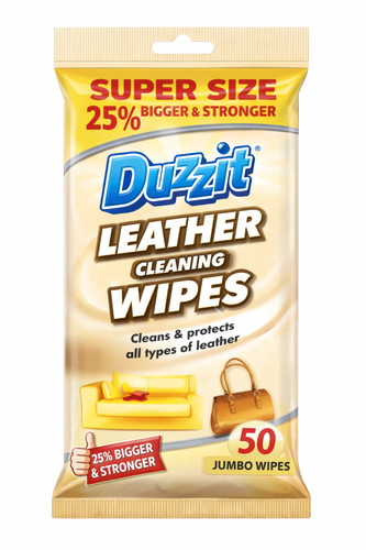 Duzzit leather cleaning - cleaning, wipes