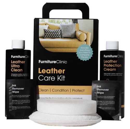 Leather furniture care kit - care, kit-