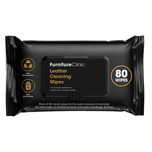 Leather sofa cleaning - leather, wipes